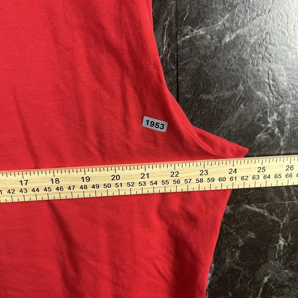 Polo Ralph Lauren Men's Red Cowboy Polo Bear Jersey Shirt XL -Flaws